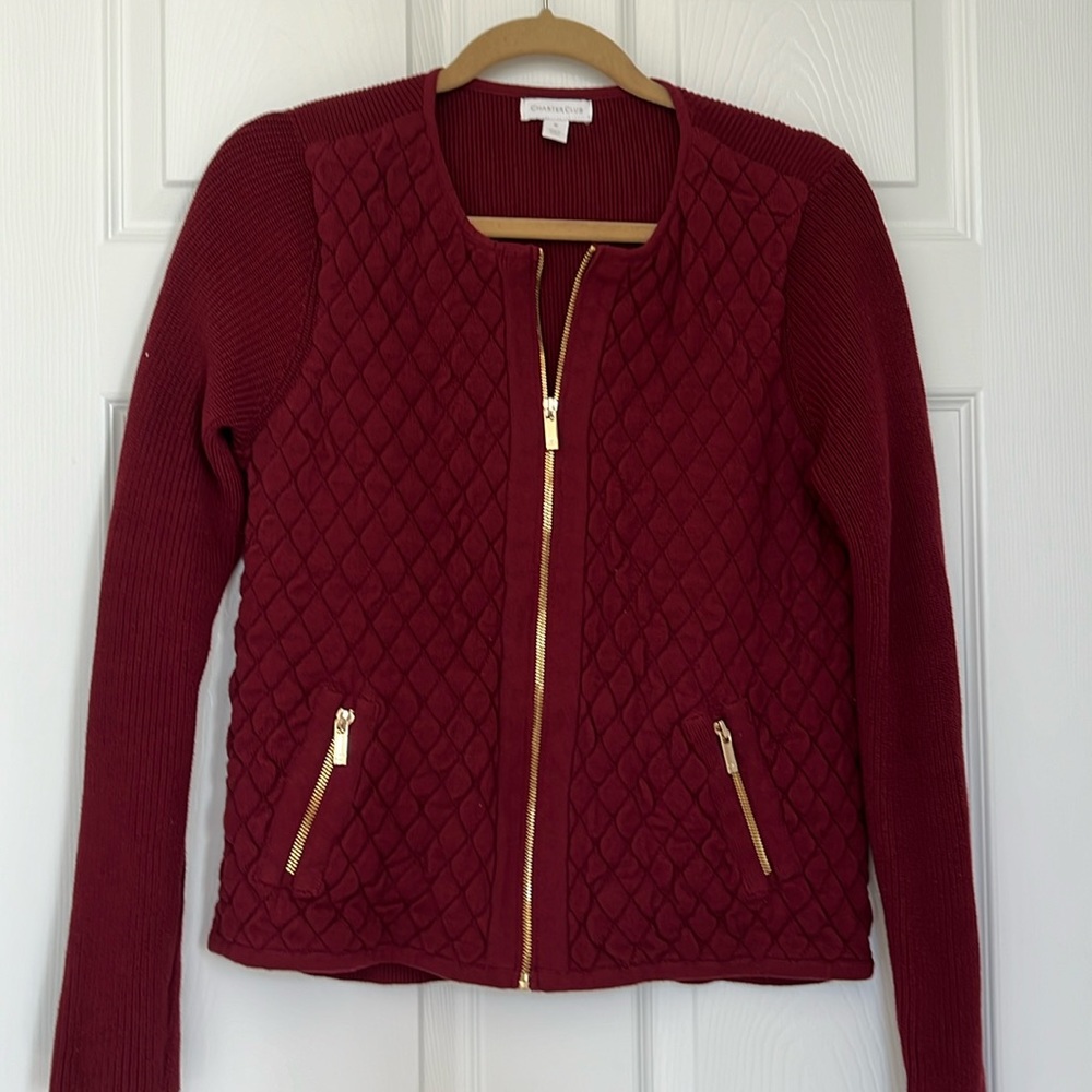 Zip cardigan